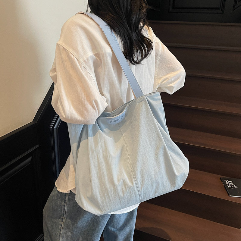 AZN新品 帆布包女大容量休闲百搭单肩2025新款大学生托特包8.29,淘宝优惠券,粉丝福利购,淘宝优惠卷