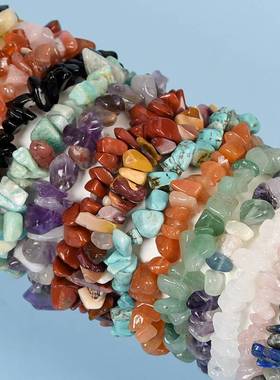 Crystal Bracelet Irregular Natural Stone Bracelet Beads Chip
