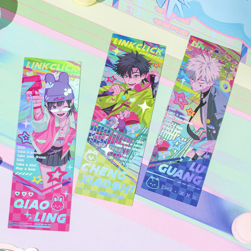 正版 时光代理人 SurprisingClick徽章挂件镭射票流沙摆件应援棒 - 图1