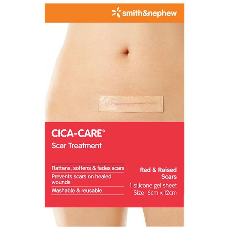 Cica Care Scar Silicone Gel Sheet 12cm x 6cm 仙卡硅胶贴1份 - 图3