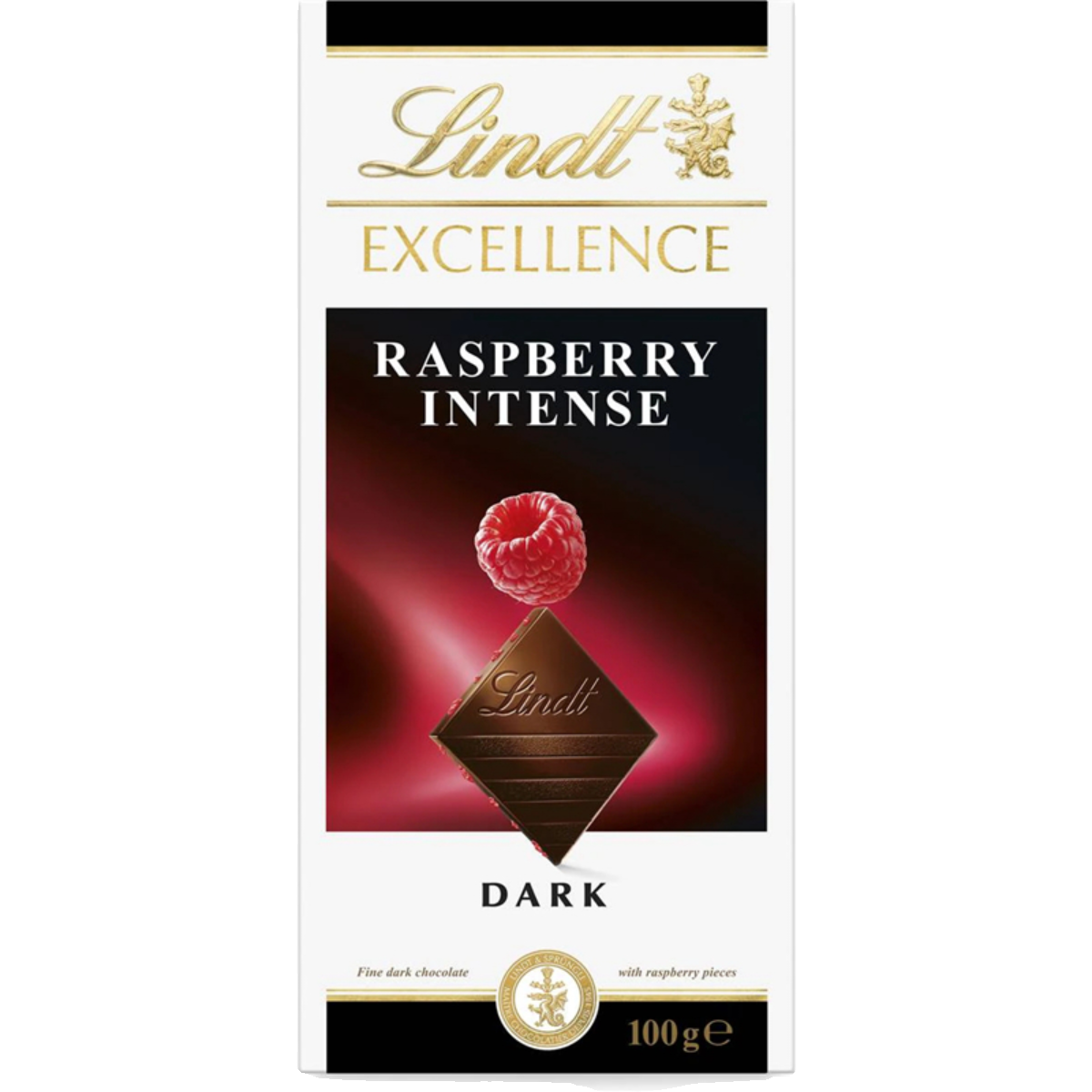 Lindt Excellence Dark Chocolate Raspberry Intense 100g巧克力 - 图3