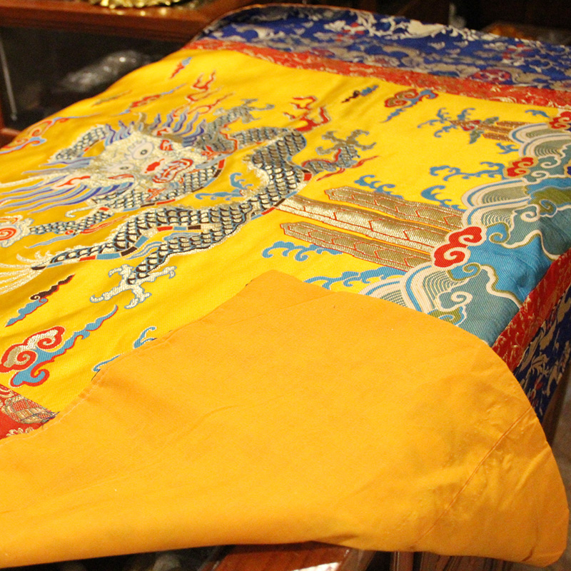 佛桌布方形佛龛龙图案供桌布藏传手工居家寺院佛堂装饰民族佛台布-图2