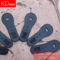 Hanging Leather Strap Buckle Accessories Automatic Buckle Pin Button Universal Strap Head Display Props Belt Strap Hooks Hung Tongue