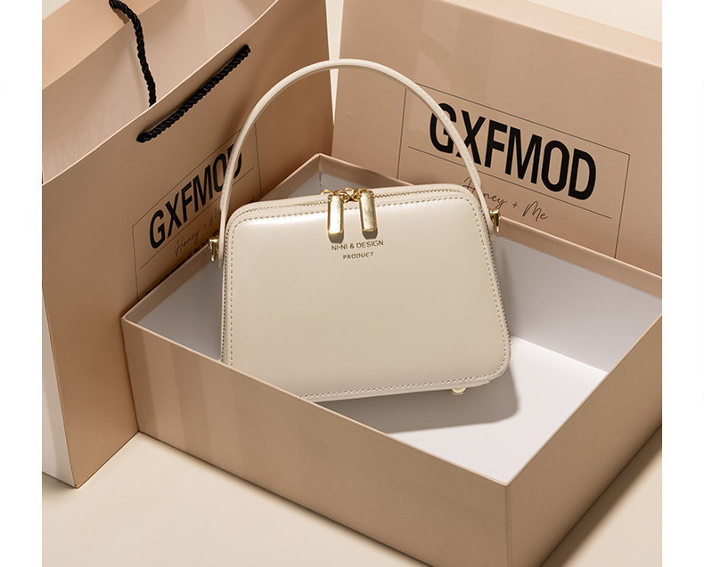 GXFMOD原创设计复古牛皮女包2025高级感手提小方包百搭单肩斜挎包,淘宝优惠券,粉丝福利购,淘宝优惠卷