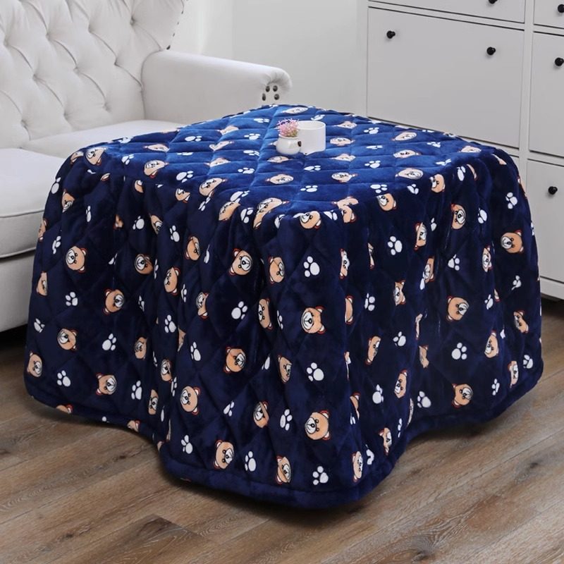 新款加绒加厚烤火被子正方形烤火桌子茶几电暖桌取暖桌被罩家用,淘宝优惠券,粉丝福利购,淘宝优惠卷