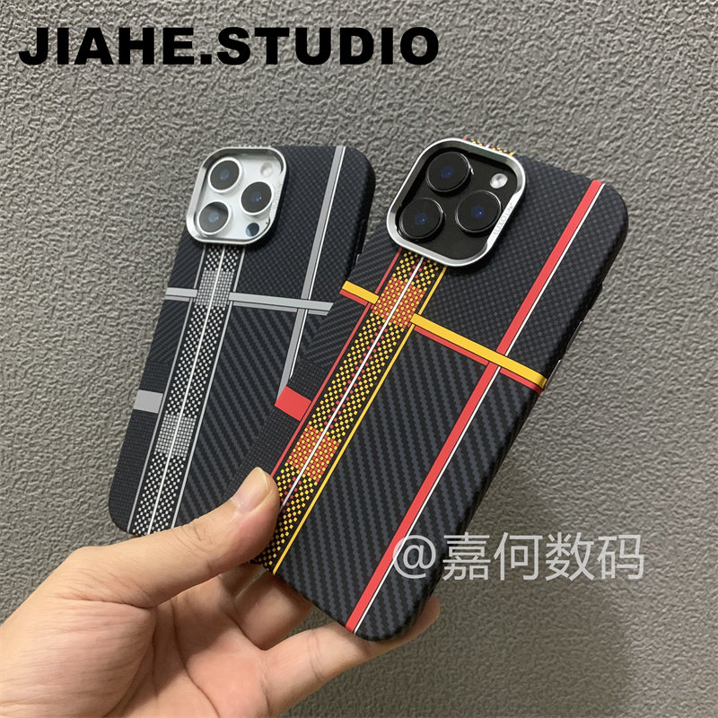 几何三角形碳纤维纹理PC材质适用iPhone16proMax手机壳磁吸苹果15proMax硬壳14proMax浮雕13proMax保护壳轻奢,淘宝优惠券,粉丝福利购,淘宝优惠卷