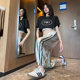 Xia Zumba dance pants silver ds dance performance pants