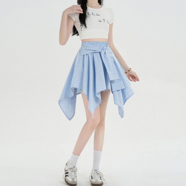 2025 summer dancing Korean style short skirt for women