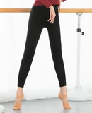 Черные современные классические штаны для йоги, в обтяжку