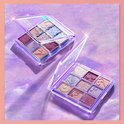 ZEESEA滋色梦幻爱丽丝9色眼影盘ins超火平价学生闪粉大地色便携夏 - 图2