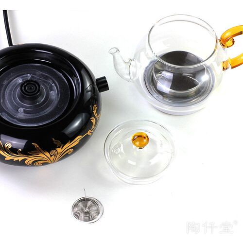 新品正稻电陶炉静音快速壶家用多功能耐热玻璃煮茶炉迷你防干烧 - 图1