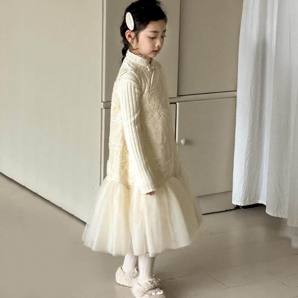 女童连衣裙2026新款女孩中式旗袍盘扣新年衣服儿童加绒背心公主裙,淘宝优惠券,粉丝福利购,淘宝优惠卷