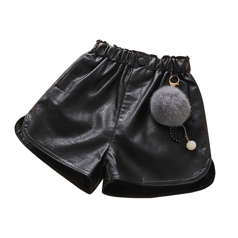 女童皮短裤秋冬外穿2025新款女孩小皮裤打底pu皮儿童靴裤加绒洋气,淘宝优惠券,粉丝福利购,淘宝优惠卷