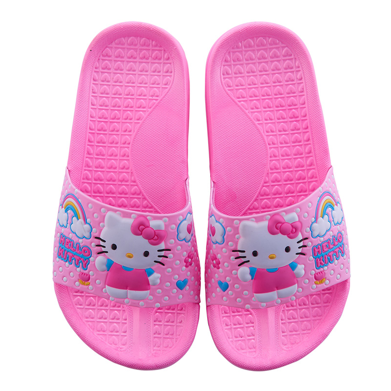 Hello Kitty儿童拖鞋夏女童可爱卡通中童软底室内亲子凉拖鞋夏季    18.8元