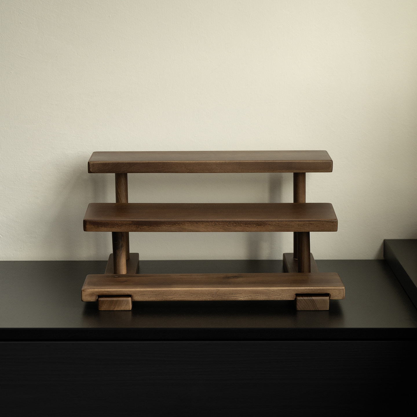 shy pear羞梨 收纳架 北美黑胡桃木桌面化妆品摆放架梳妆台置物架,淘宝优惠券,粉丝福利购,淘宝优惠卷