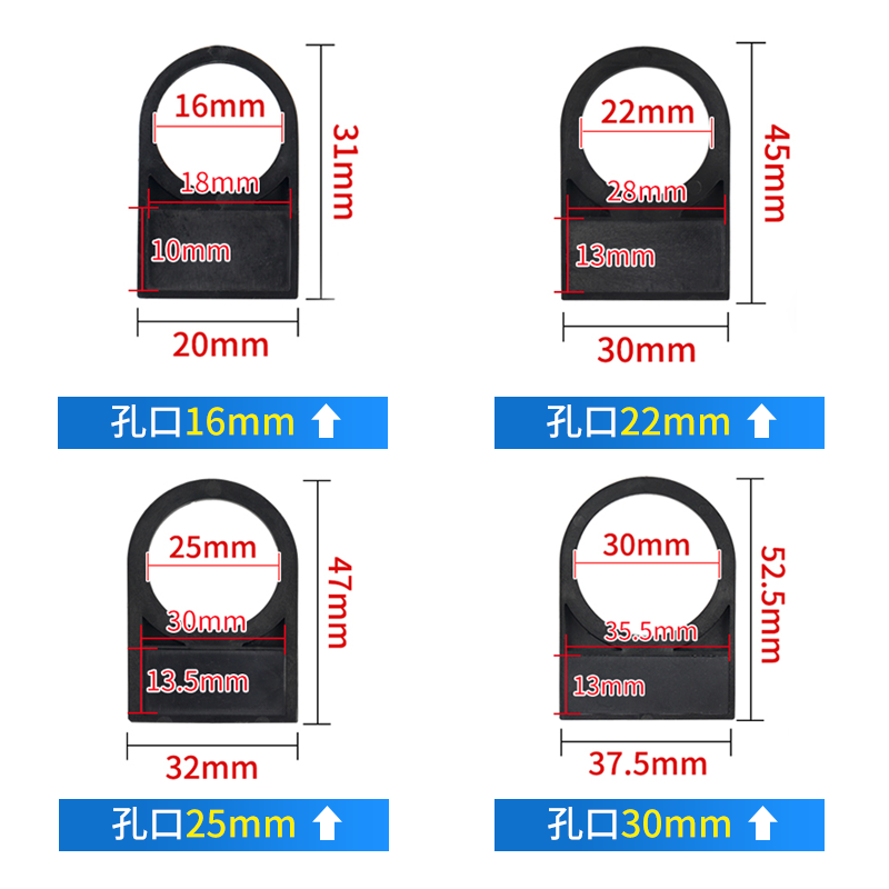 塑料按钮指示灯标示牌标志信号灯开关侧插式标牌框16MM22MM25/30 - 图1