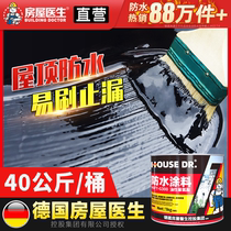 Roof Waterproofing Leakage Material Polyurethane Exterior Wall Roof Flat House Crack Asphalt Glue Waterproofing Paint Plugging King