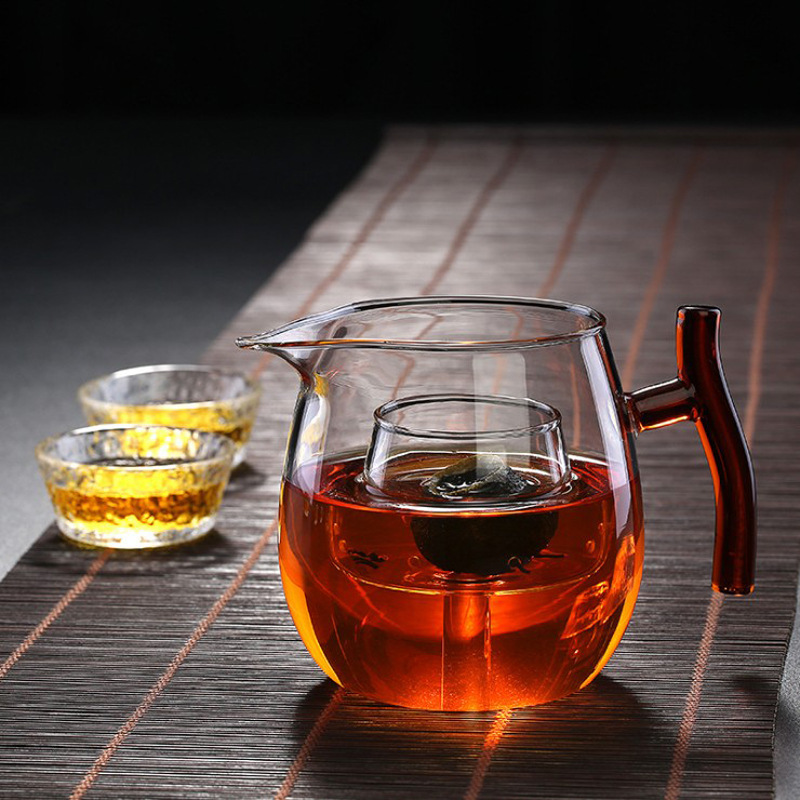茶具耐热高温玻璃小青柑专用煮泡茶壶公道杯 煮茶器 功夫煮泡茶杯 - 图0