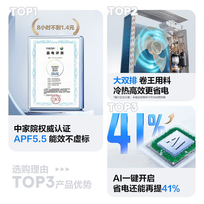 海信科龙空调静省电Max大1.5匹一级能效家用冷暖挂机以旧换新补贴