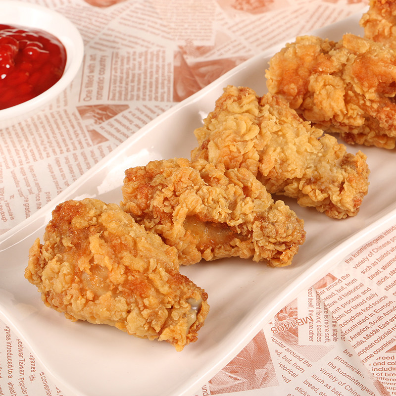 香辣翅根商用180只油炸小吃吮指鸡翅根冷冻半成品裹粉翅根小鸡腿