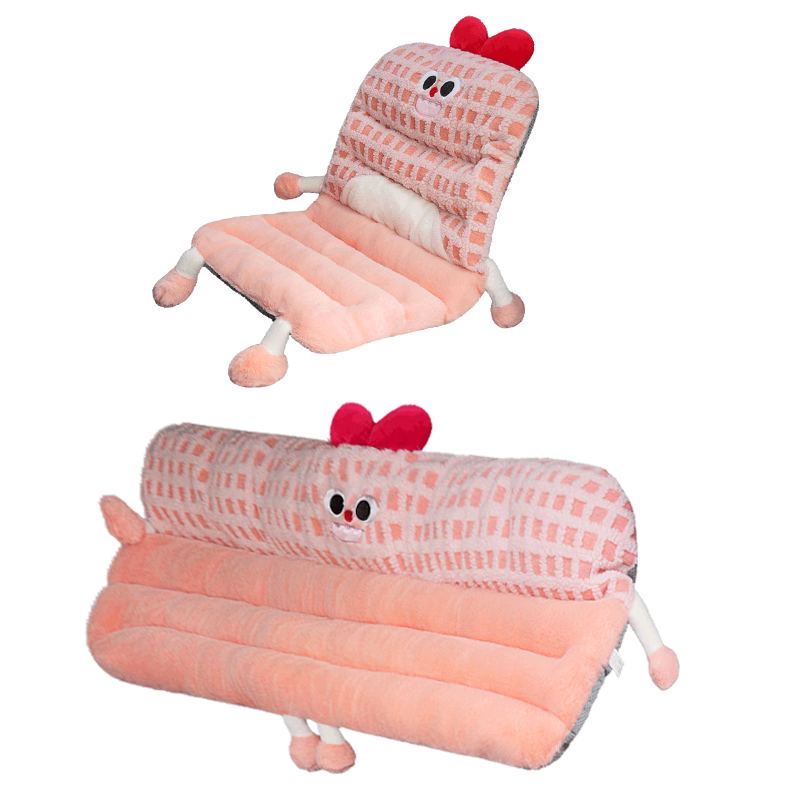 电动三轮车冬季卡通毛绒坐垫靠背一体垫汽车坐垫椅垫防滑保暖屁垫,淘宝优惠券,粉丝福利购,淘宝优惠卷