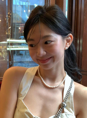 choker小米珠项链珍珠高级感