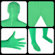 Green screen clothing special effects cutout invisibility cloak gloves clothing