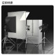 Heavy duty photography light stand with casters foldable light stand