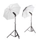 Flash hot shoe metal L-shaped lamp holder base