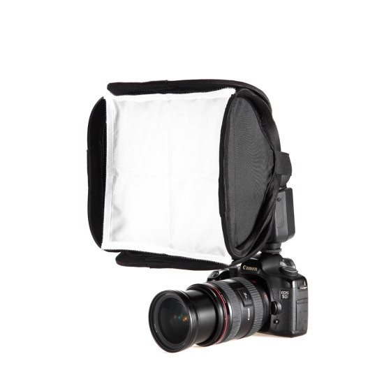23cm diffuser on-camera flash mini quick release
