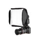 23cm diffuser on-camera flash mini quick release