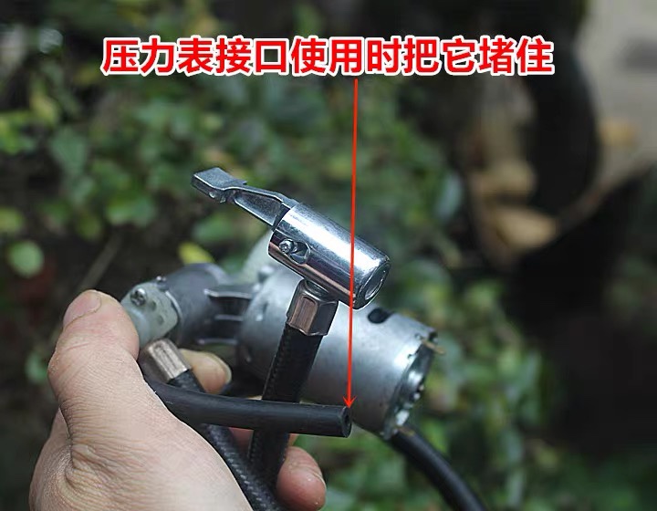 车载充气泵机芯 汽车打气泵DC12V 没有压力表 - 图1