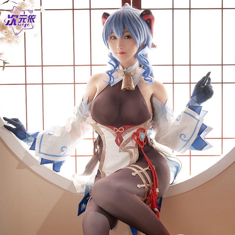 次元依原神cos 璃月椰羊王小美甘雨cos服游戏cospaly服装 - 图1