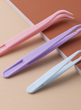镊子手账塑料彩色美甲贴纸直头马
