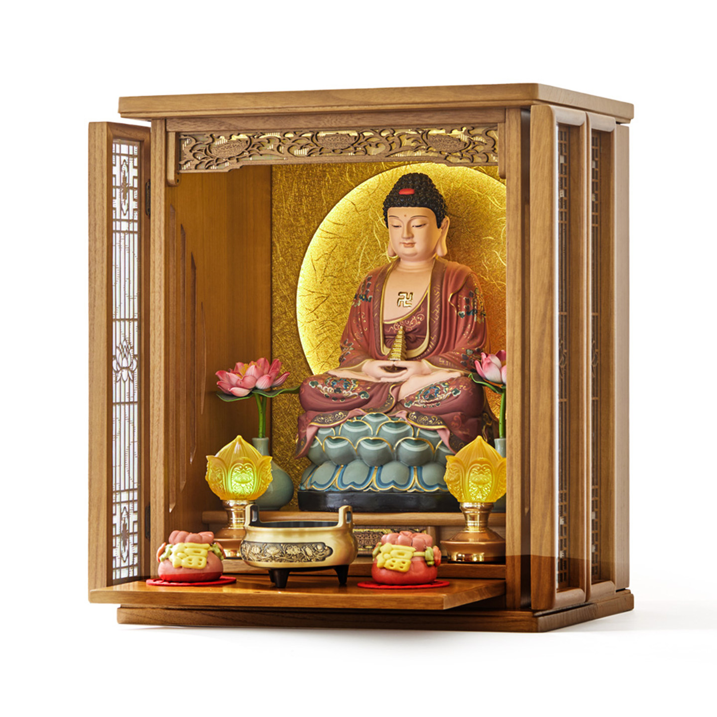 佛龛供桌神台财神爷供桌香案柜子供奉台佛柜家用神台柜神龛壁挂式,淘宝优惠券,粉丝福利购,淘宝优惠卷