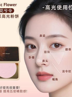 花兮令高光膏小样哑光修容粉饼