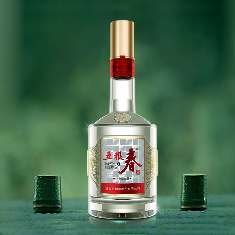 【官方授权】五粮春第二代52度500mL*6瓶浓香型白酒整箱喜宴送礼