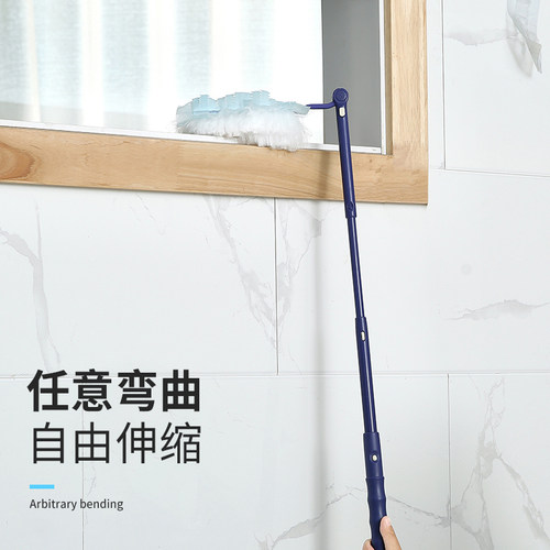 静电除尘掸子家用一次性鸡毛禅子清洁扫灰吸尘床底神器扫灰尘毯子 - 图0
