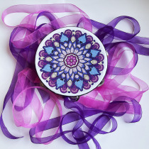 Dunhuang Flying Sky Hand Drum Xinjiang Uyghur ethnic bell drum Bell Drum Exotic drifting with drum props Tang drum dance instruments