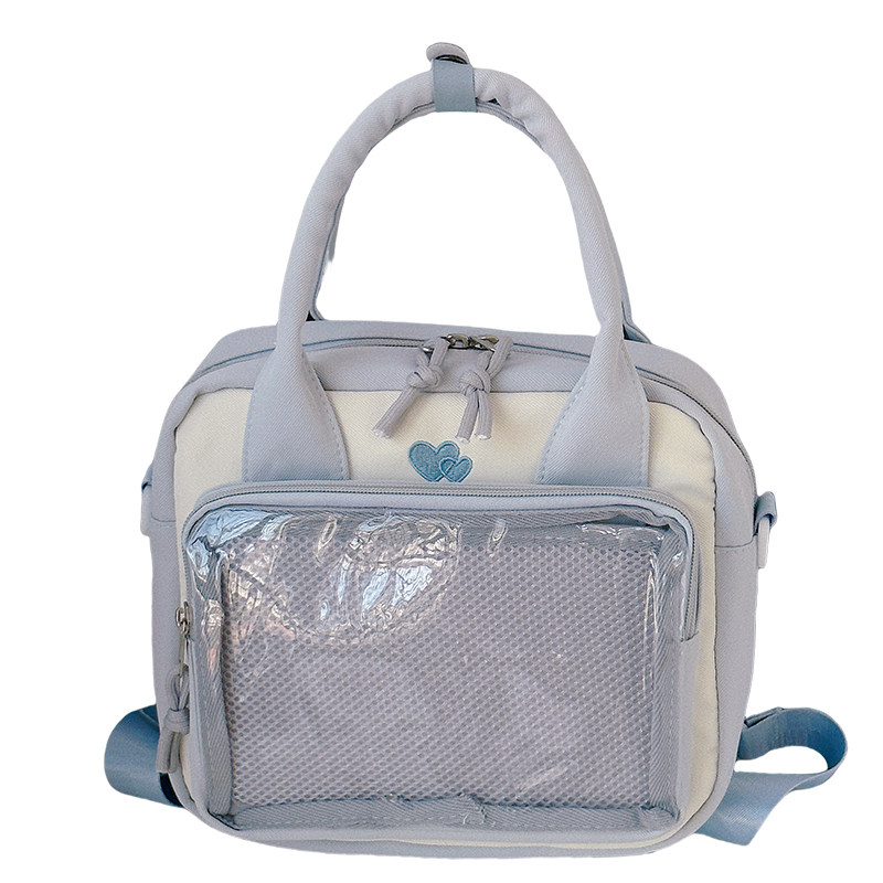 可爱JK少女制服斜挎包日系ins学院三用双肩包二次元透明吧唧痛包,淘宝优惠券,粉丝福利购,淘宝优惠卷