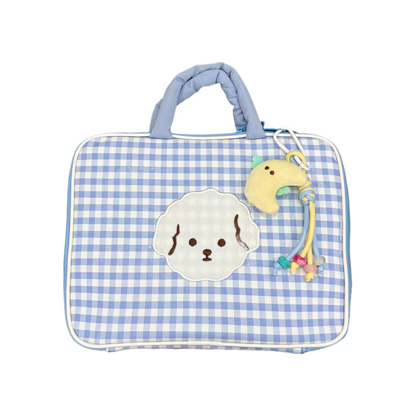 可爱格子卡通11寸iPadpro平板内胆包14寸笔记本保护套电脑收纳包,淘宝优惠券,粉丝福利购,淘宝优惠卷