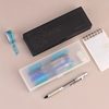 KACO Student Simple Wind Transparent Frosted Stationery Pen Box