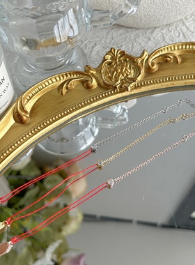 本命年红绳手链简约时尚多色镶钻闪耀明星同款手绳吉利拼金属手绳