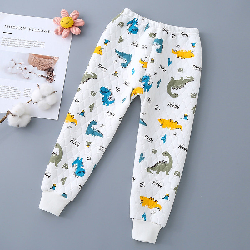 儿童保暖裤秋冬三层夹棉男童秋裤加厚女童棉裤内穿宝宝打底裤全棉,淘宝优惠券,粉丝福利购,淘宝优惠卷