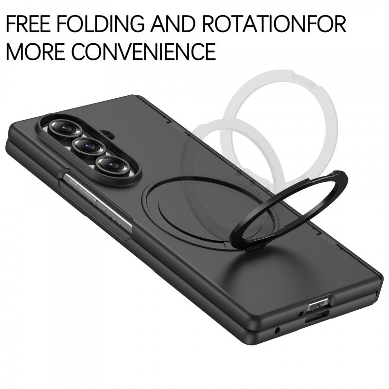 适用三星Z Fold7/6手机壳磁吸360旋转支架弹簧铰链壳膜全包保护套,淘宝优惠券,粉丝福利购,淘宝优惠卷