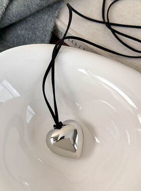 Fever同款甜酷大爱心项链女轻奢小众锁骨链choker颈链高级感配饰