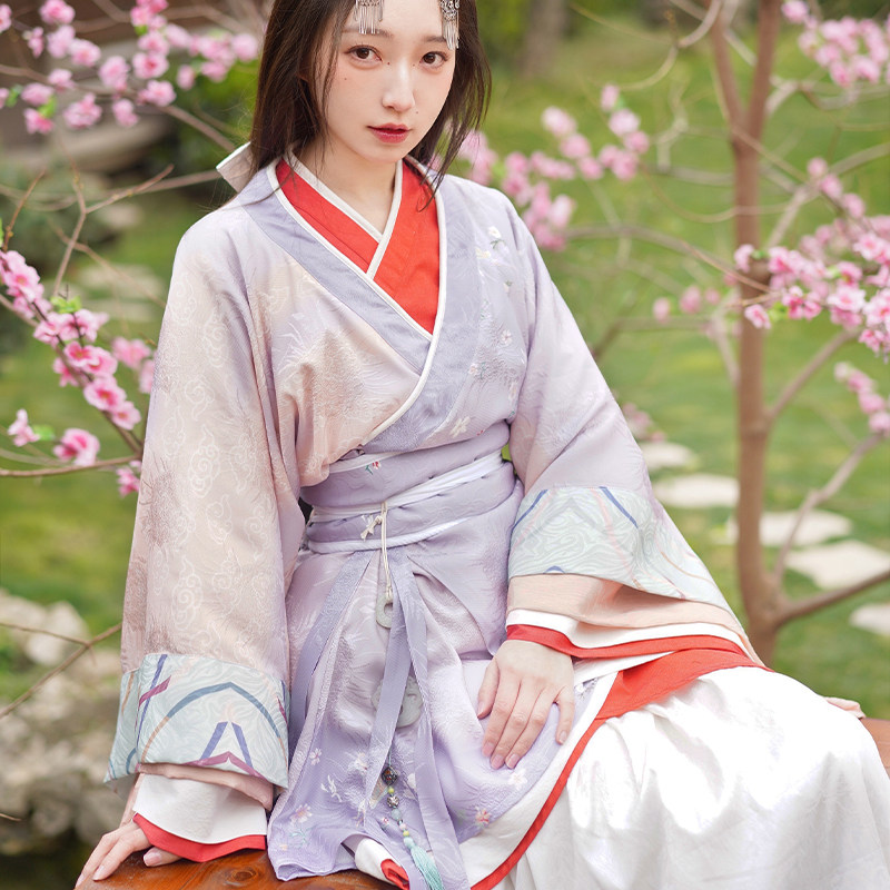 dear栗【醉花阴】原创曲裾女改良襦裙 栗服饰汉服