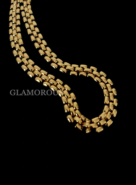GLAMOROUS冷淡风表带链条项链