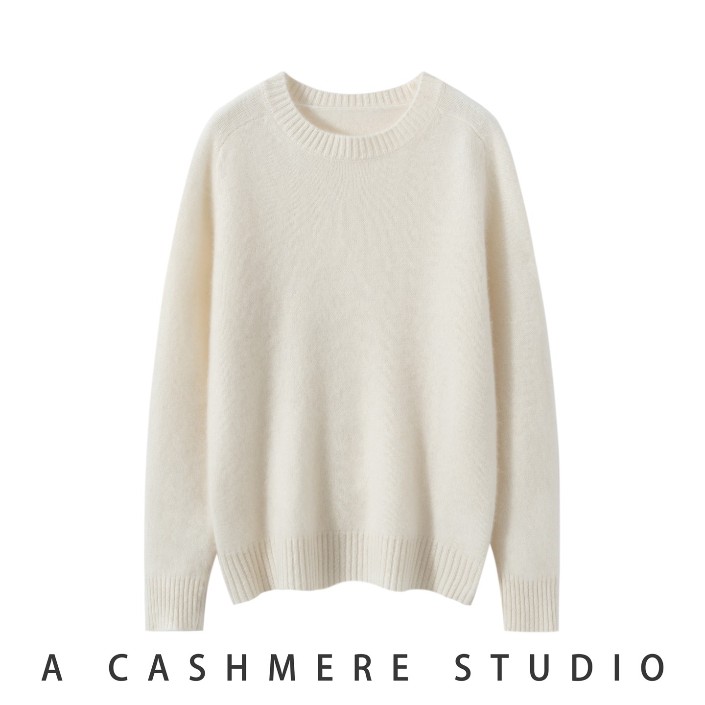 七针双股加厚圆领100%山羊绒衫女毛衣秋冬马鞍肩宽松慵懒针织打底,淘宝优惠券,粉丝福利购,淘宝优惠卷