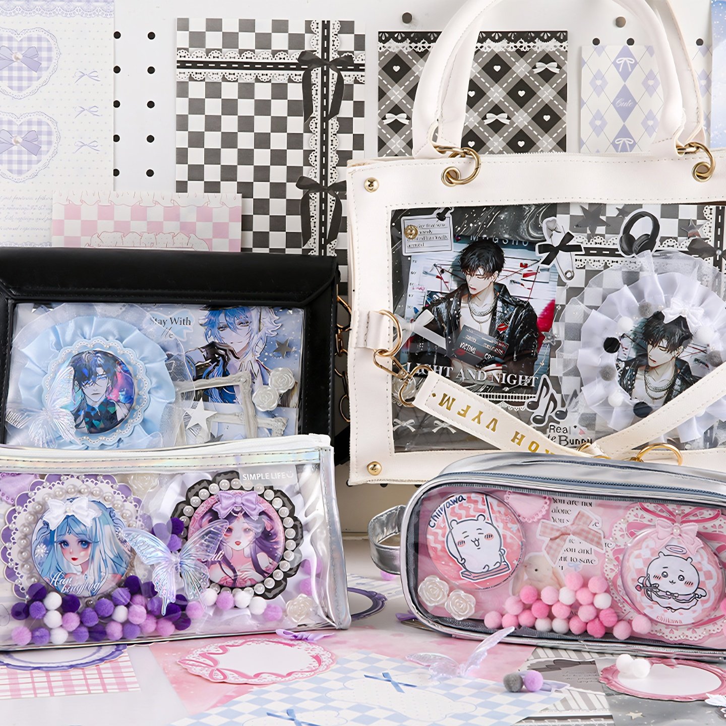 萌谷扎包丝带蕾丝diy痛包材料谷美贴纸素材纸背景纸紫色蓝色扎板,淘宝优惠券,粉丝福利购,淘宝优惠卷